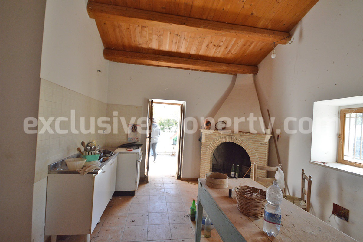 Renovated Country House for Sale in Guardialfiera - Molise - 4 Hectares of Land with Olive Trees