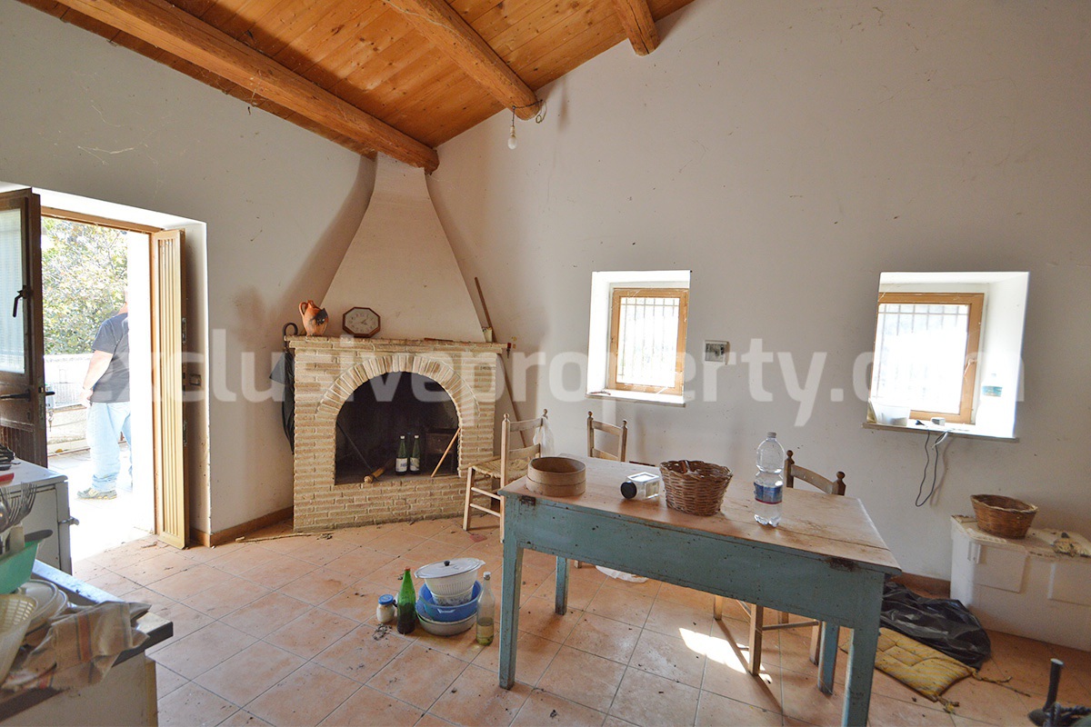 Renovated Country House for Sale in Guardialfiera - Molise - 4 Hectares of Land with Olive Trees