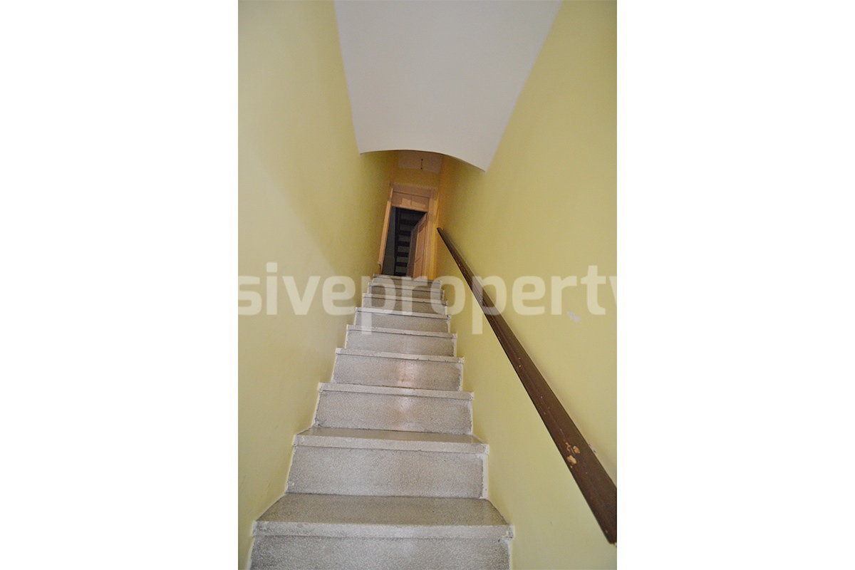 Charming habitable stone house for sale in Guardialfiera - Italy - with panoramic lake view