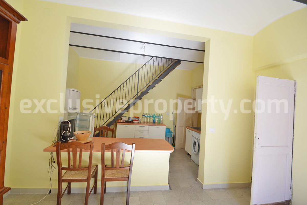 Charming habitable stone house for sale in Guardialfiera - Italy - with panoramic lake view