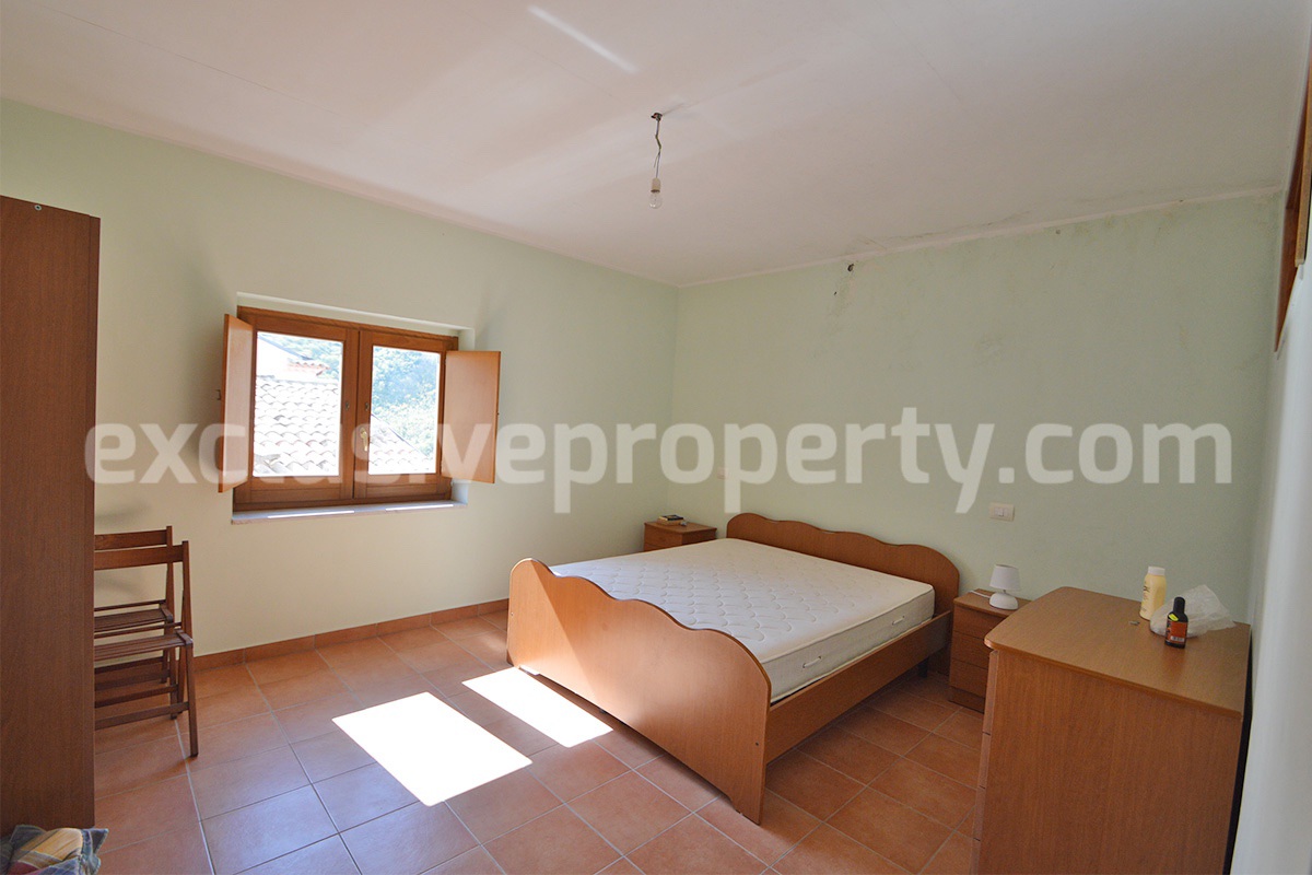 Charming habitable stone house for sale in Guardialfiera - Italy - with panoramic lake view