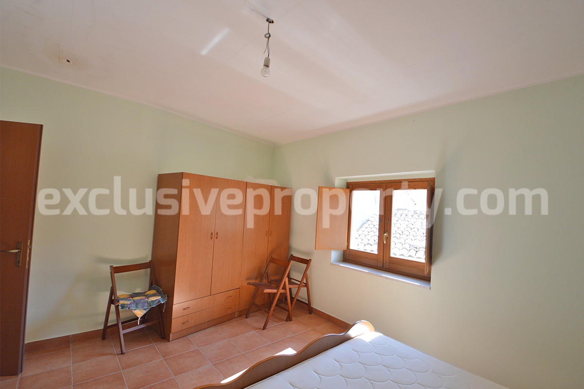 Charming habitable stone house for sale in Guardialfiera - Italy - with panoramic lake view