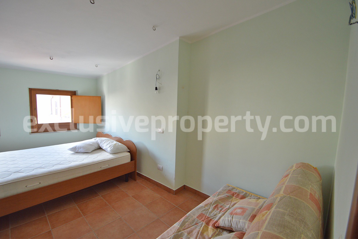 Charming habitable stone house for sale in Guardialfiera - Italy - with panoramic lake view