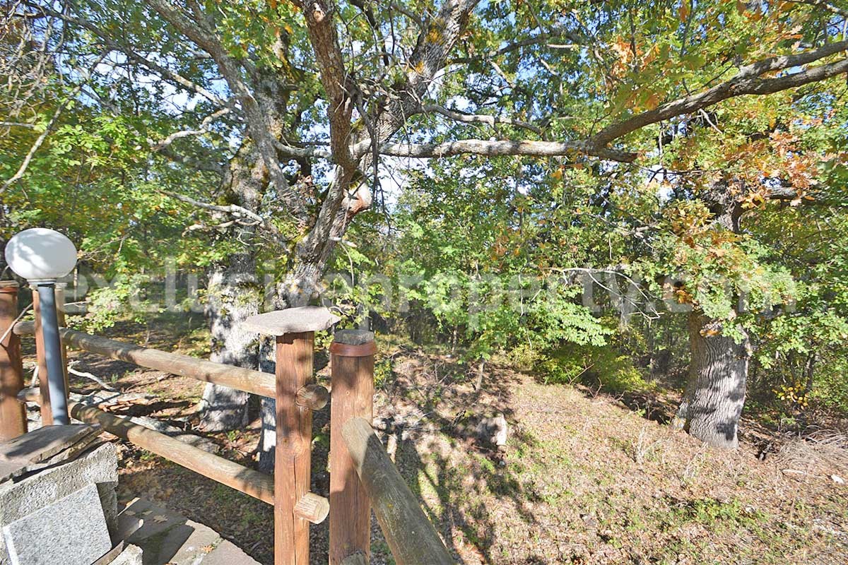 Charming country house with outbuilding - land - panoramic views for sale in Duronia - Molise - Italy