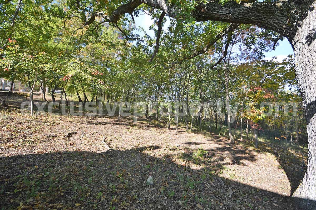 Charming country house with outbuilding - land - panoramic views for sale in Duronia - Molise - Italy