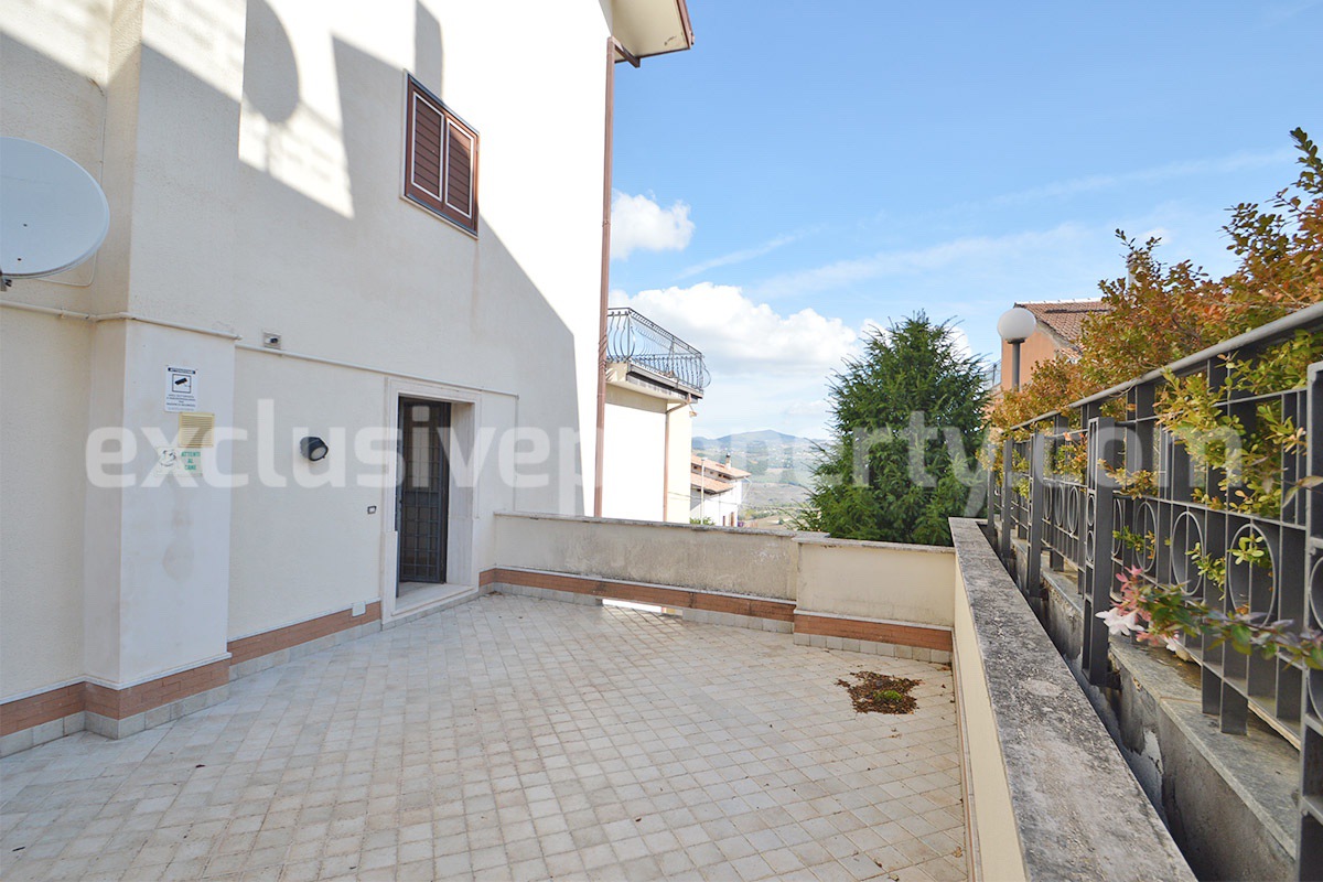 Spacious stone property with terrace - lift - garage and two units for sale in Bagnoli del Trigno - Molise - Italy