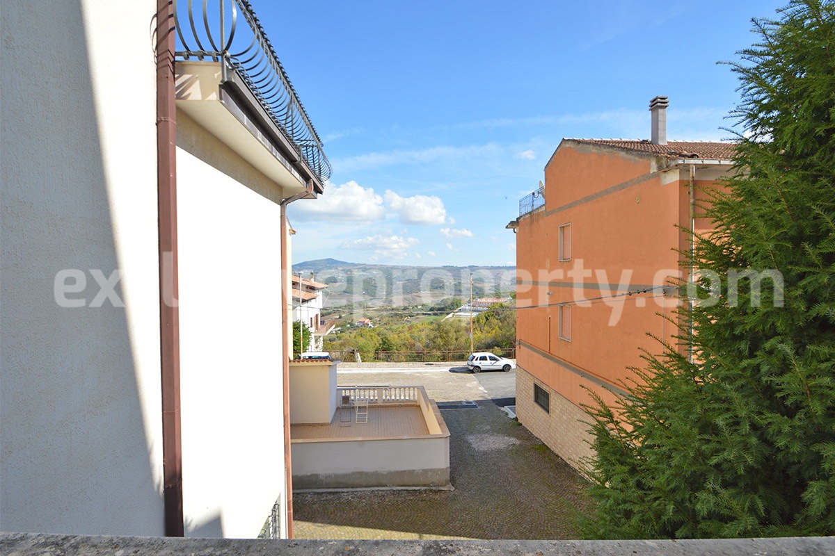 Spacious stone property with terrace - lift - garage and two units for sale in Bagnoli del Trigno - Molise - Italy