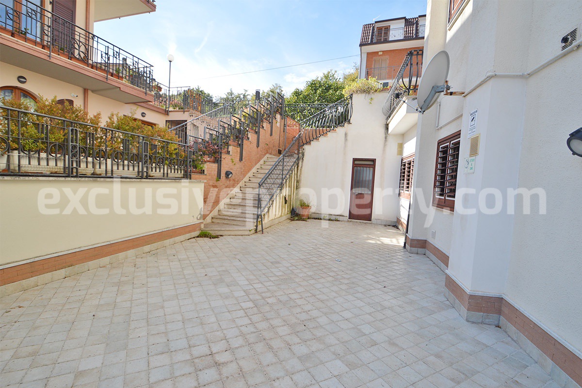 Spacious stone property with terrace - lift - garage and two units for sale in Bagnoli del Trigno - Molise - Italy