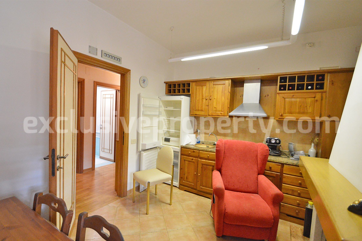 Spacious stone property with terrace - lift - garage and two units for sale in Bagnoli del Trigno - Molise - Italy