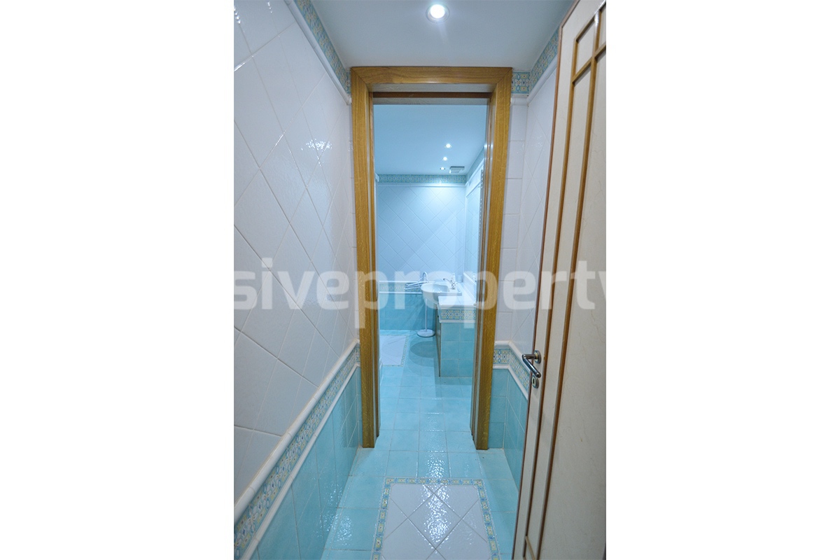 Spacious stone property with terrace - lift - garage and two units for sale in Bagnoli del Trigno - Molise - Italy