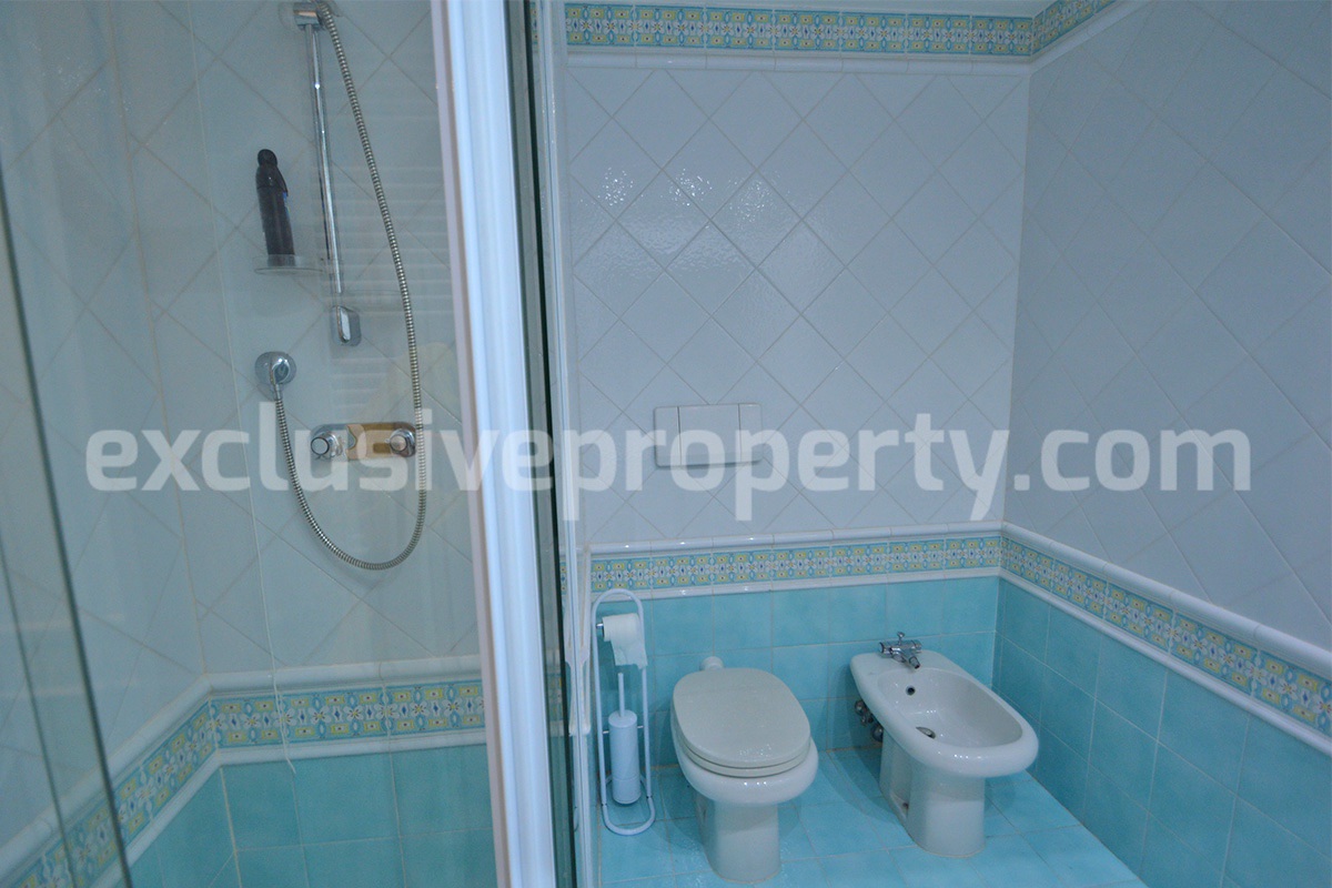 Spacious stone property with terrace - lift - garage and two units for sale in Bagnoli del Trigno - Molise - Italy