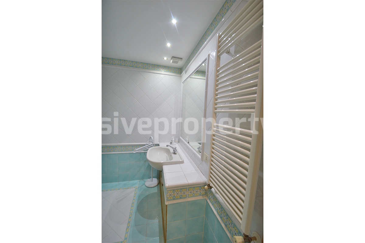 Spacious stone property with terrace - lift - garage and two units for sale in Bagnoli del Trigno - Molise - Italy