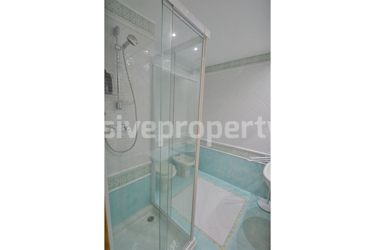 Spacious stone property with terrace - lift - garage and two units for sale in Bagnoli del Trigno - Molise - Italy