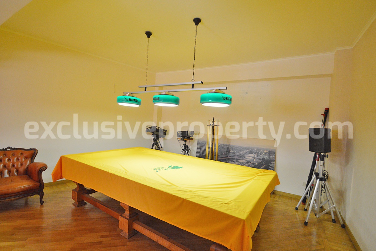 Spacious stone property with terrace - lift - garage and two units for sale in Bagnoli del Trigno - Molise - Italy