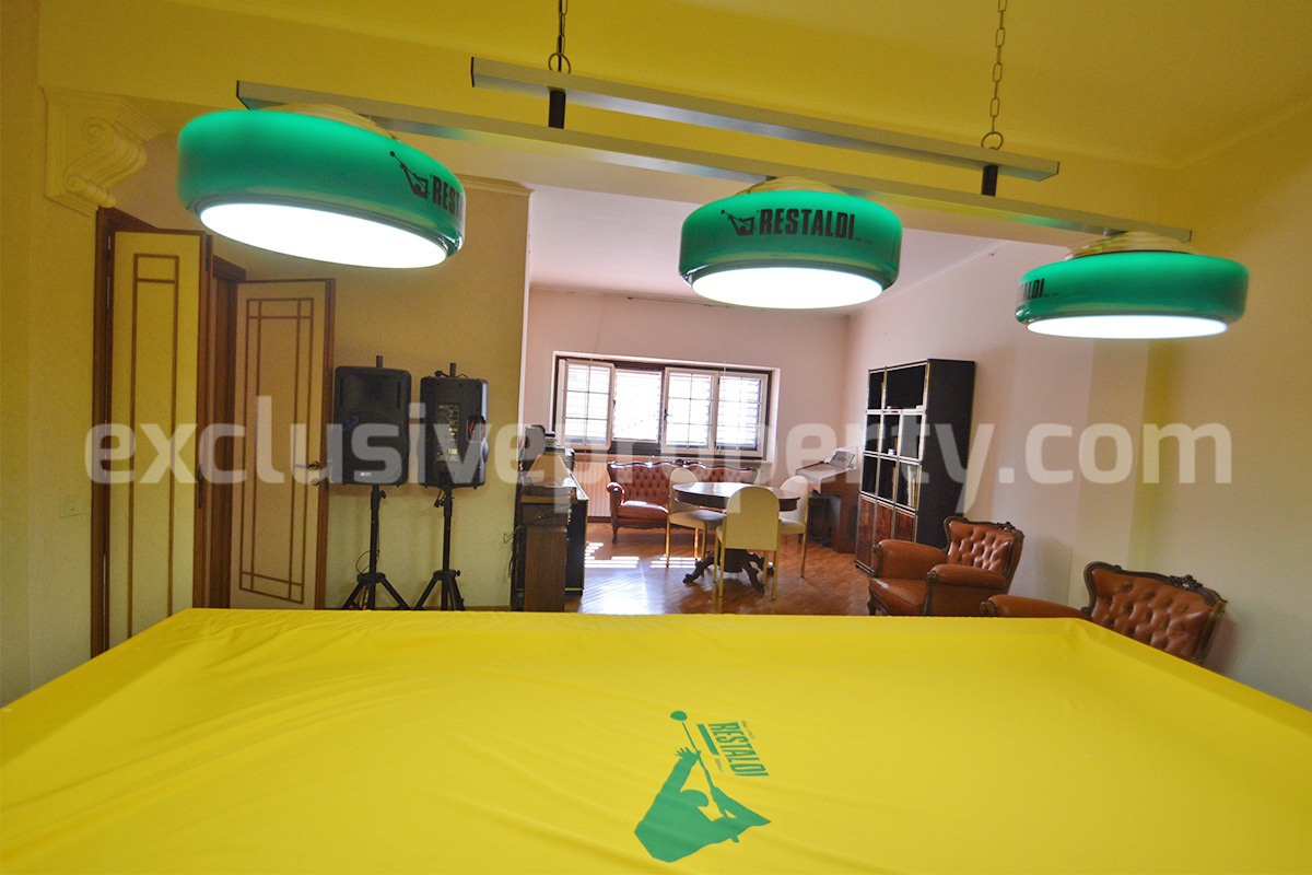 Spacious stone property with terrace - lift - garage and two units for sale in Bagnoli del Trigno - Molise - Italy