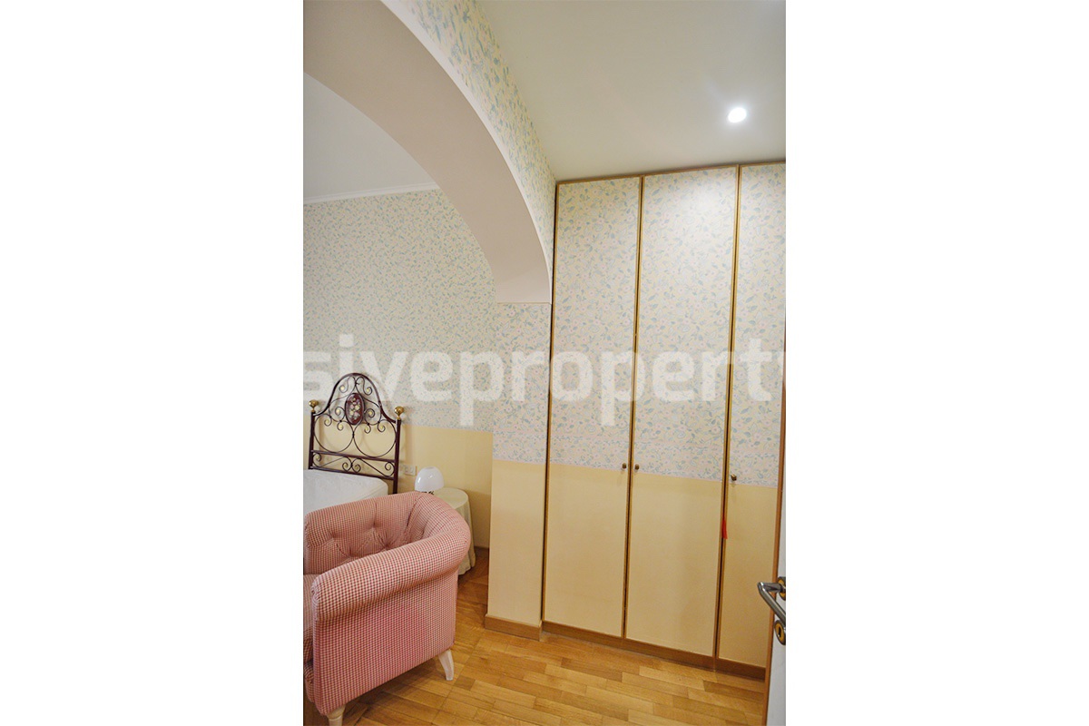 Spacious stone property with terrace - lift - garage and two units for sale in Bagnoli del Trigno - Molise - Italy