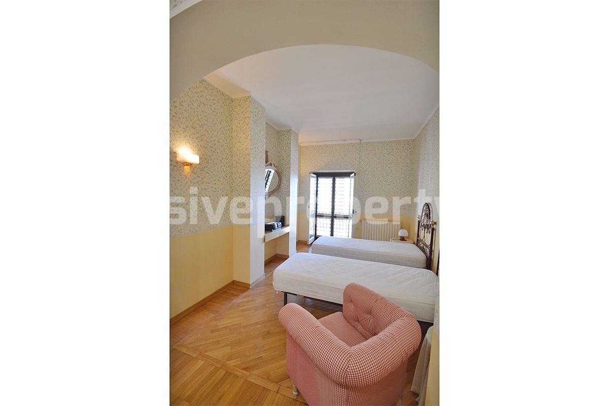 Spacious stone property with terrace - lift - garage and two units for sale in Bagnoli del Trigno - Molise - Italy