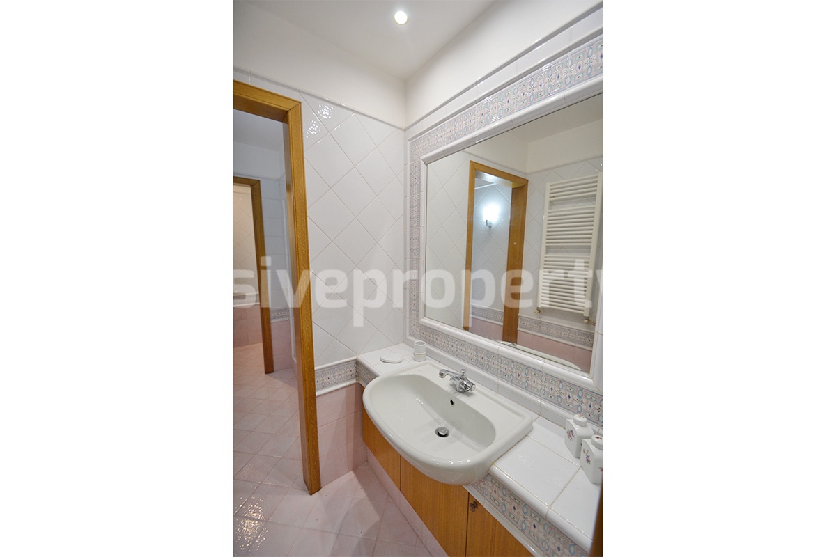 Spacious stone property with terrace - lift - garage and two units for sale in Bagnoli del Trigno - Molise - Italy