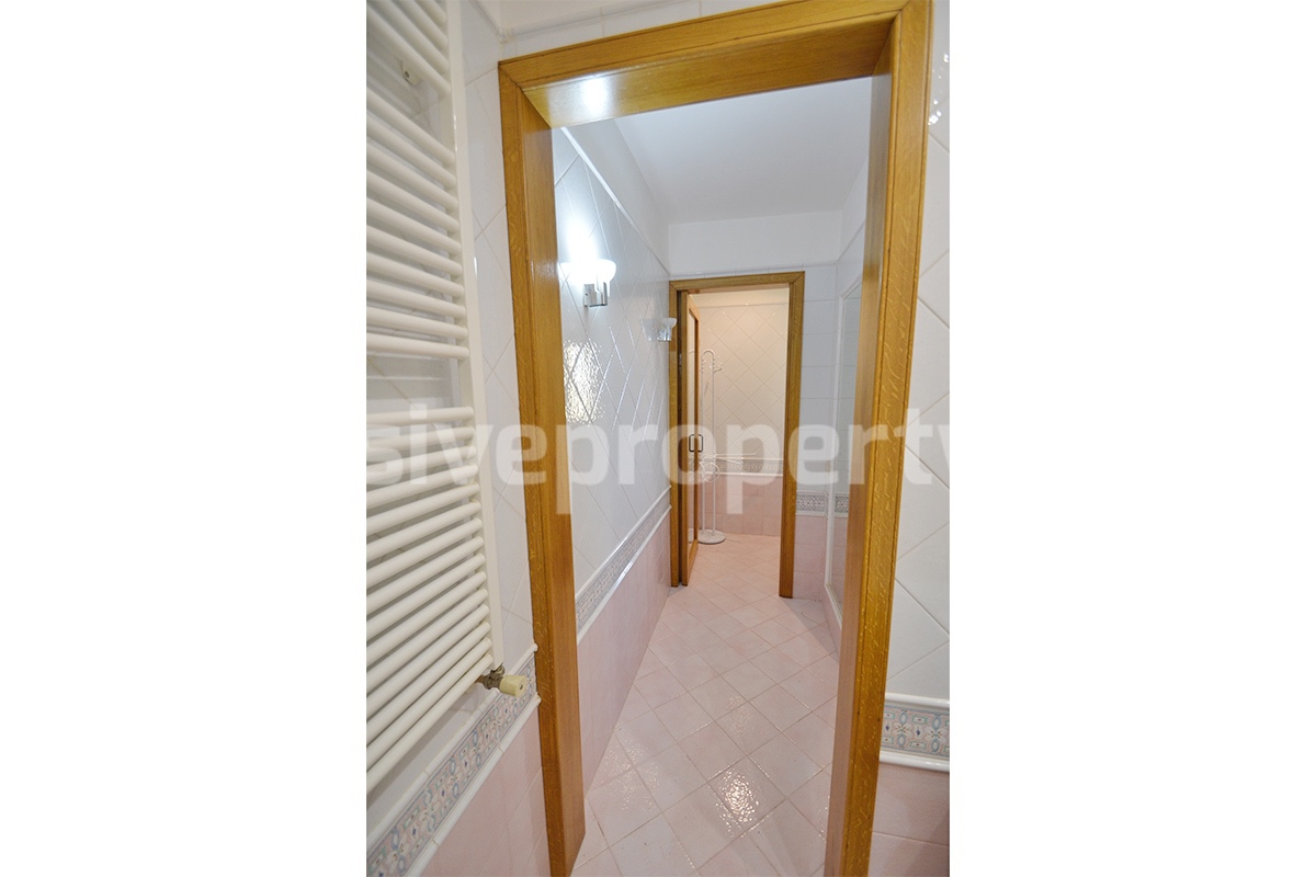 Spacious stone property with terrace - lift - garage and two units for sale in Bagnoli del Trigno - Molise - Italy