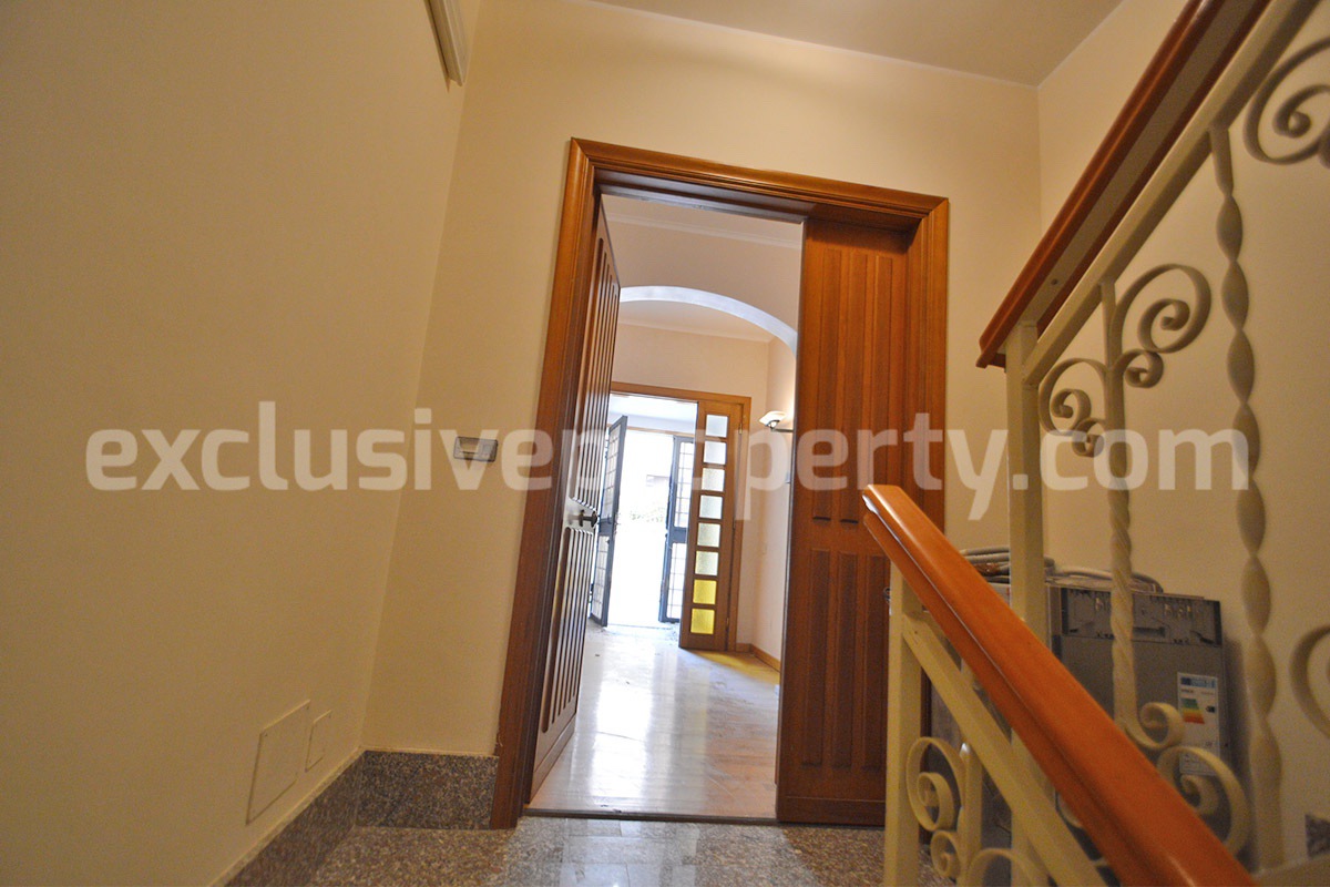 Spacious stone property with terrace - lift - garage and two units for sale in Bagnoli del Trigno - Molise - Italy