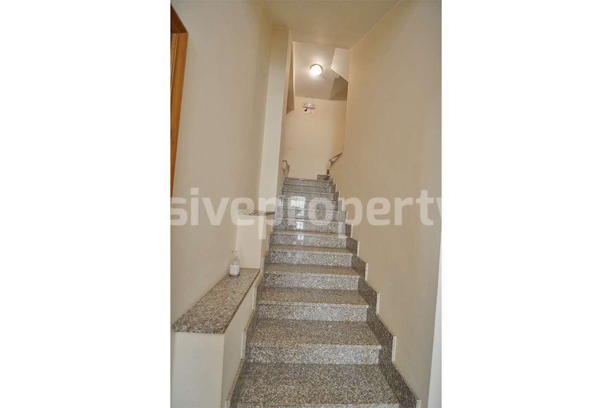 Spacious stone property with terrace - lift - garage and two units for sale in Bagnoli del Trigno - Molise - Italy