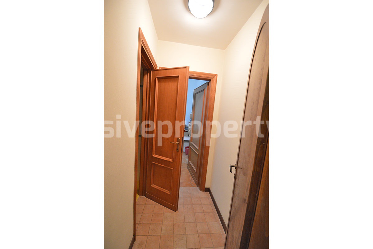 Spacious stone property with terrace - lift - garage and two units for sale in Bagnoli del Trigno - Molise - Italy