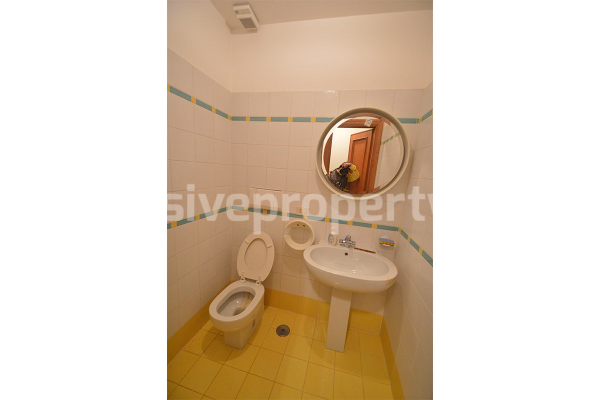 Spacious stone property with terrace - lift - garage and two units for sale in Bagnoli del Trigno - Molise - Italy