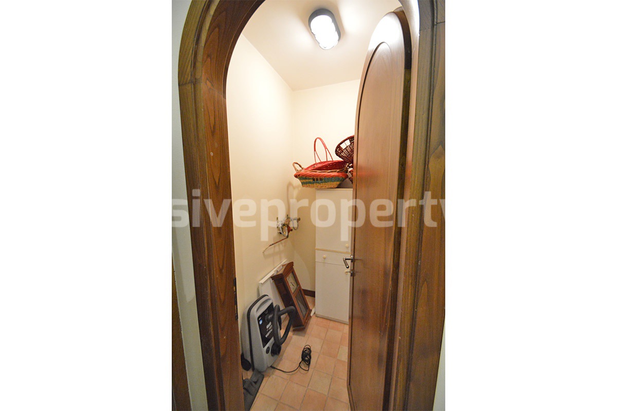 Spacious stone property with terrace - lift - garage and two units for sale in Bagnoli del Trigno - Molise - Italy