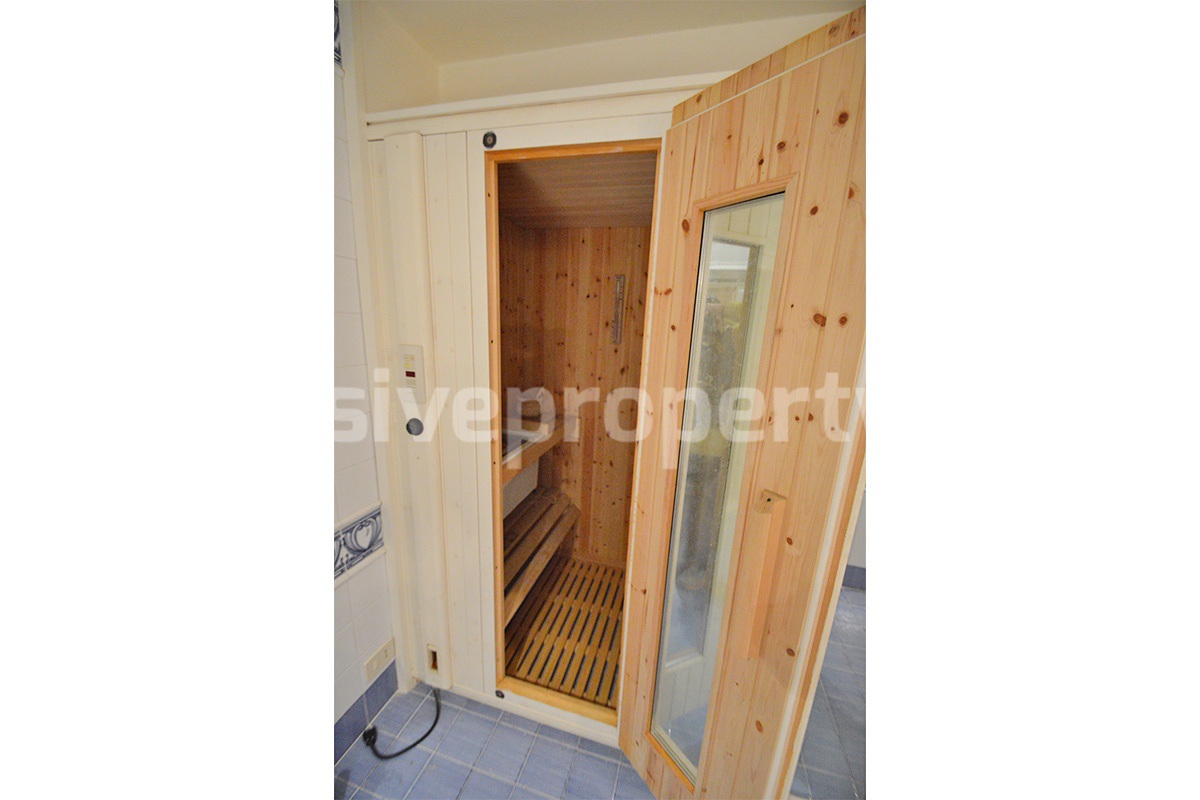 Spacious stone property with terrace - lift - garage and two units for sale in Bagnoli del Trigno - Molise - Italy