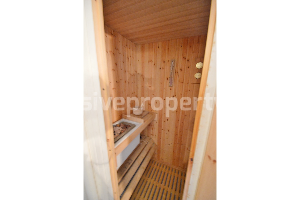 Spacious stone property with terrace - lift - garage and two units for sale in Bagnoli del Trigno - Molise - Italy