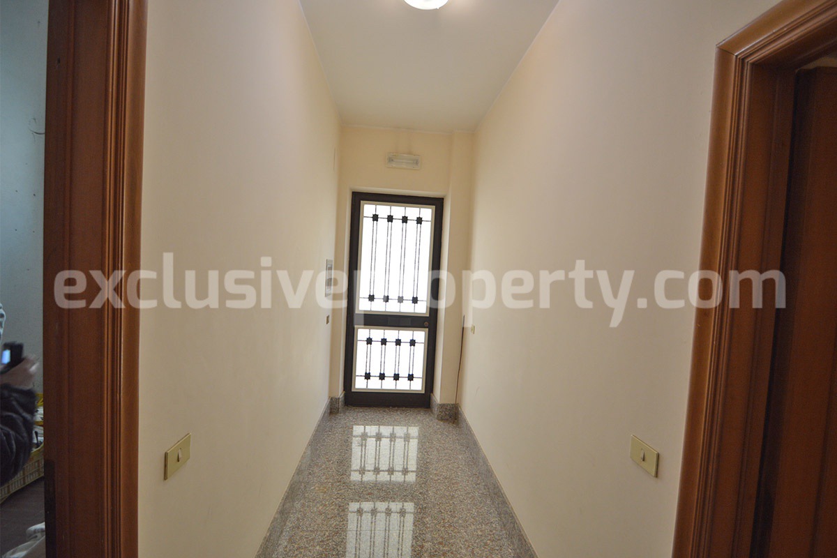 Spacious stone property with terrace - lift - garage and two units for sale in Bagnoli del Trigno - Molise - Italy