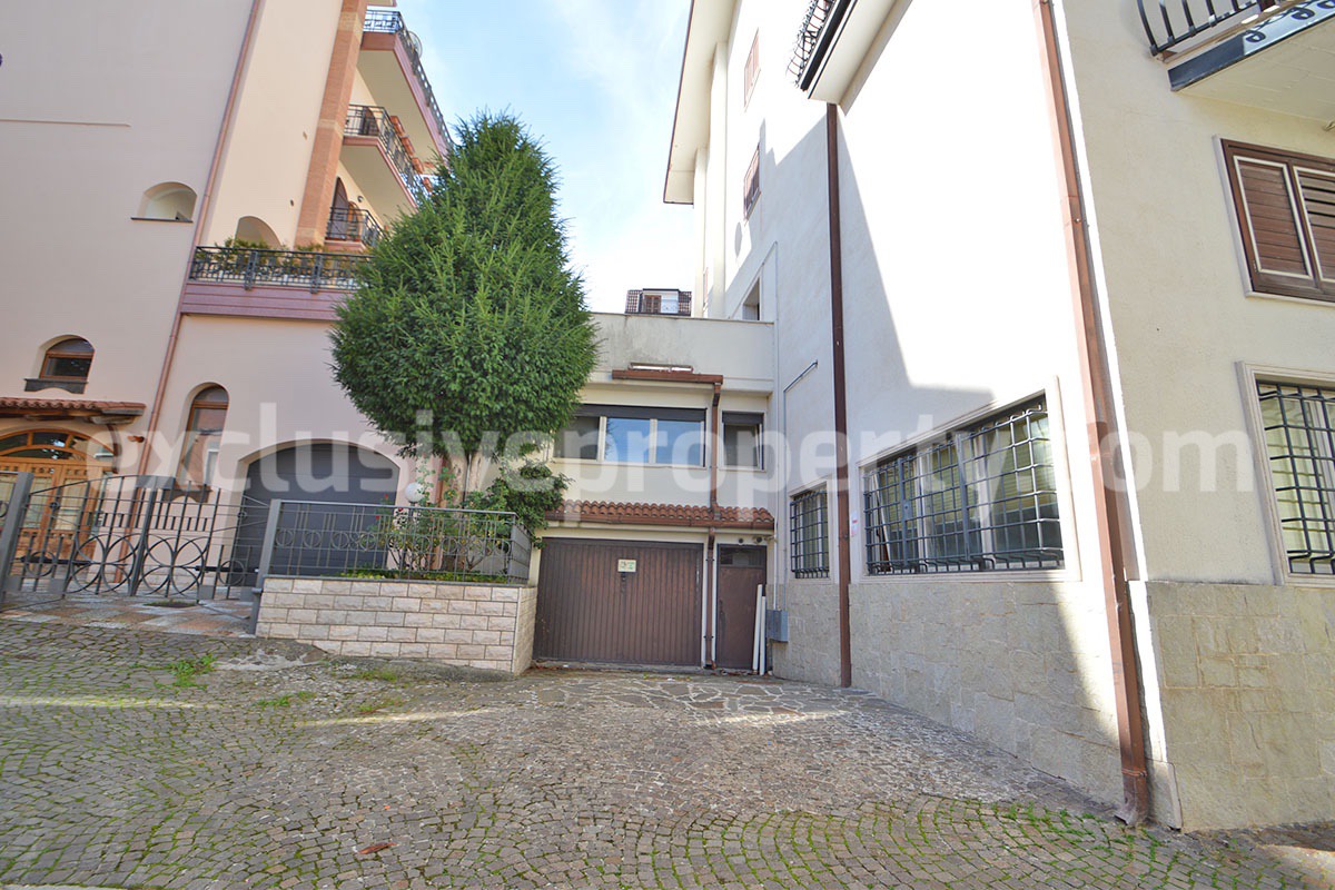 Spacious stone property with terrace - lift - garage and two units for sale in Bagnoli del Trigno - Molise - Italy