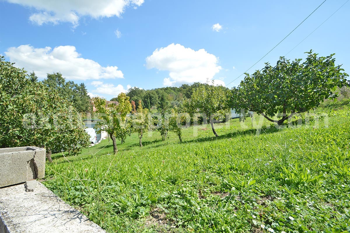 Spacious detached house with two apartments - land and solar panels for sale in Baranello - Molise - Italy