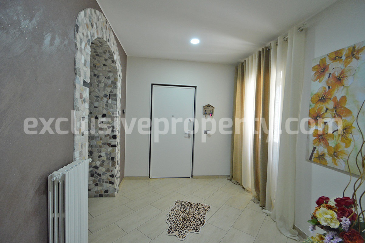 Spacious detached house with two apartments - land and solar panels for sale in Baranello - Molise - Italy