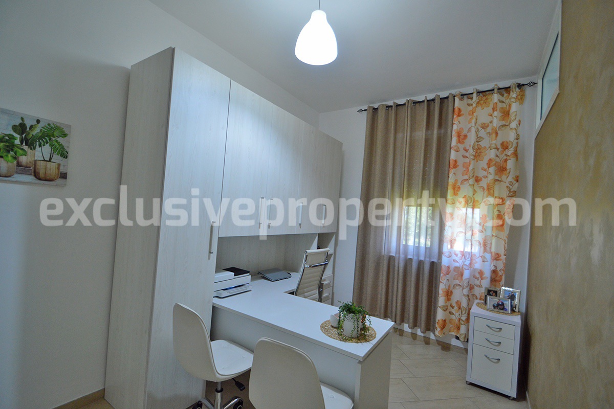 Spacious detached house with two apartments - land and solar panels for sale in Baranello - Molise - Italy