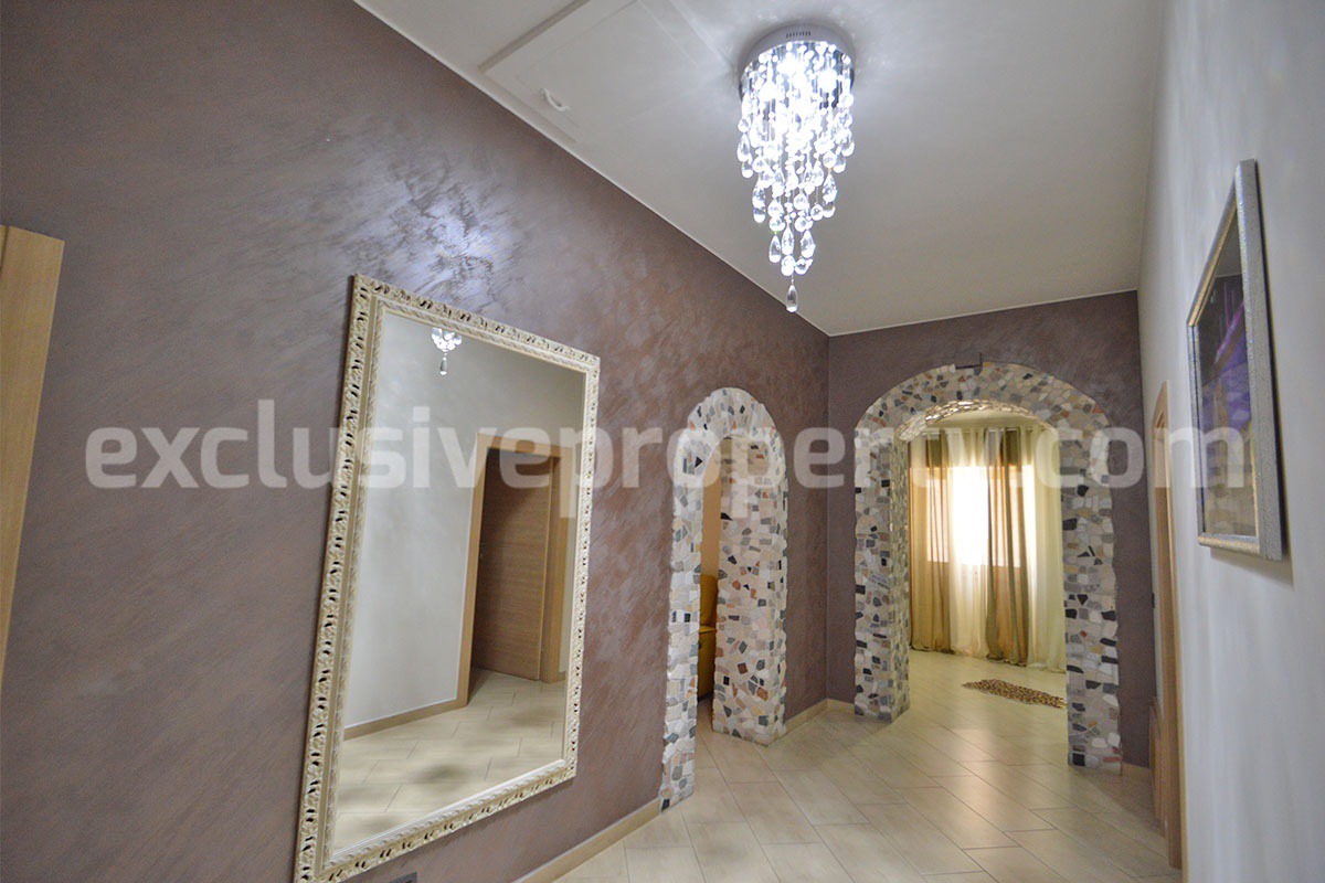 Spacious detached house with two apartments - land and solar panels for sale in Baranello - Molise - Italy