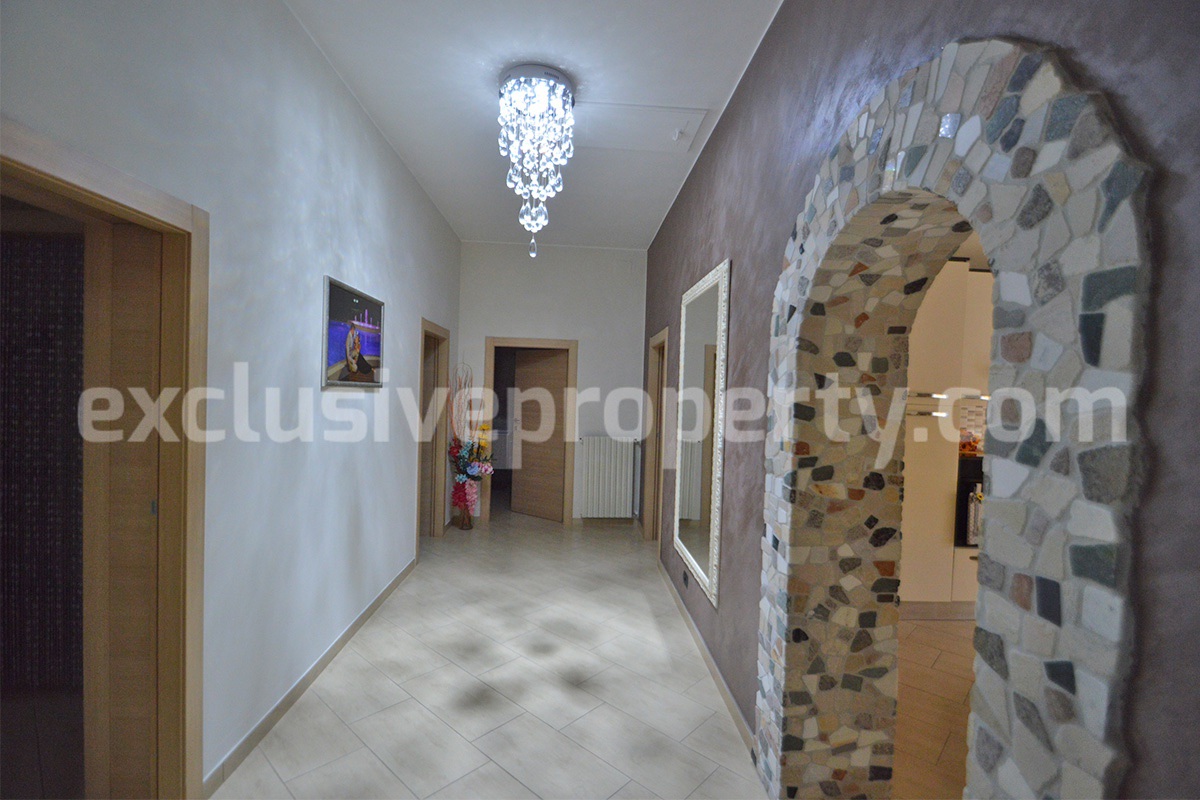 Spacious detached house with two apartments - land and solar panels for sale in Baranello - Molise - Italy