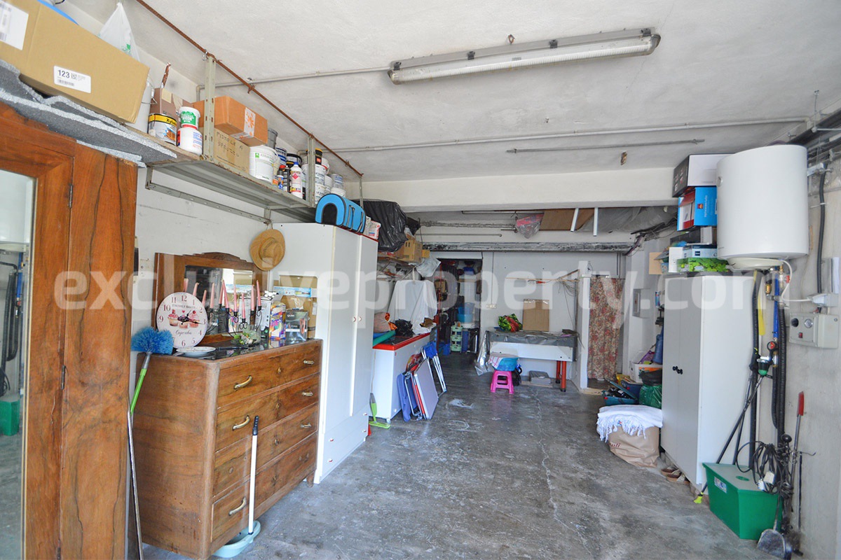 Spacious detached house with two apartments - land and solar panels for sale in Baranello - Molise - Italy