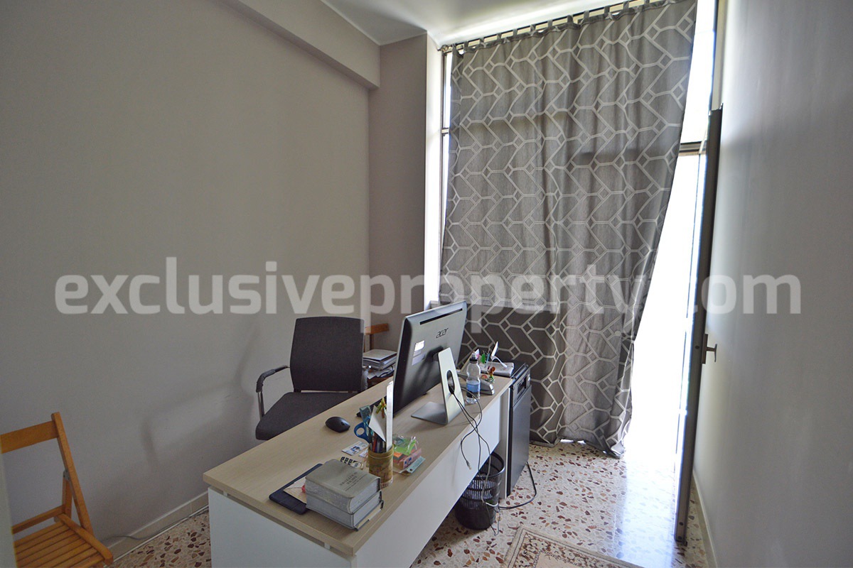 Spacious detached house with two apartments - land and solar panels for sale in Baranello - Molise - Italy