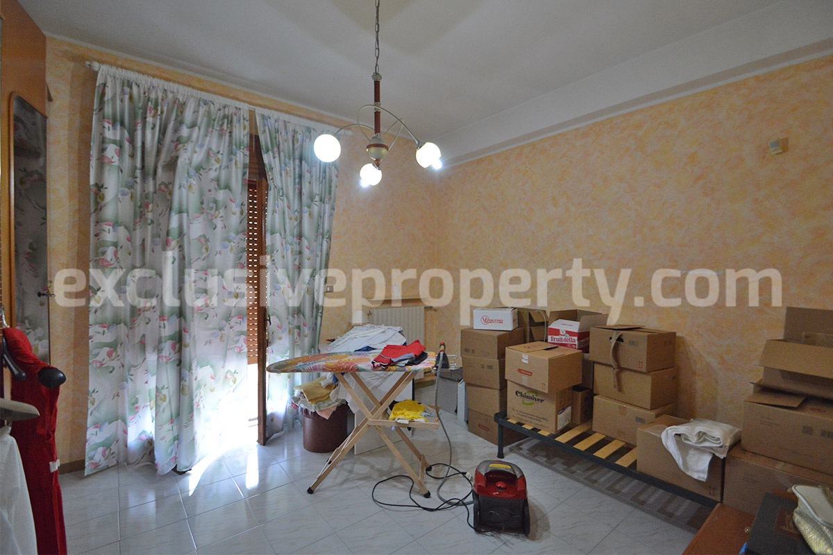 Spacious detached house with two apartments - land and solar panels for sale in Baranello - Molise - Italy