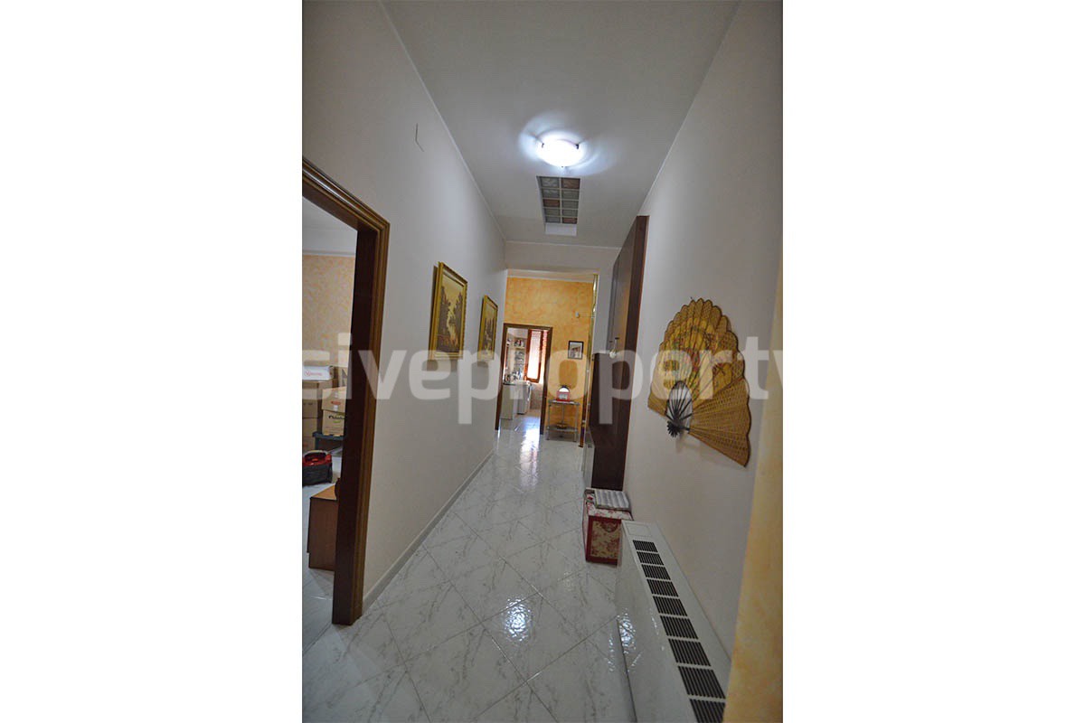 Spacious detached house with two apartments - land and solar panels for sale in Baranello - Molise - Italy