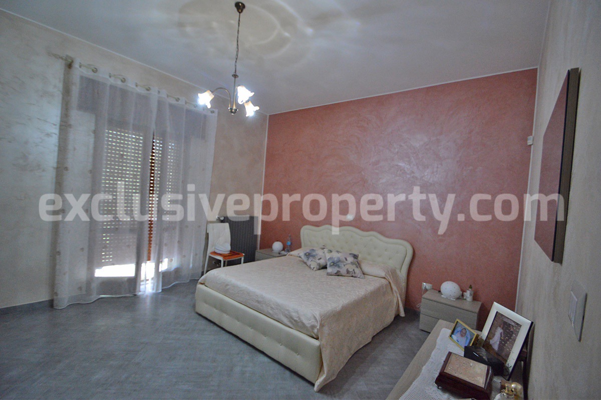 Spacious detached house with two apartments - land and solar panels for sale in Baranello - Molise - Italy