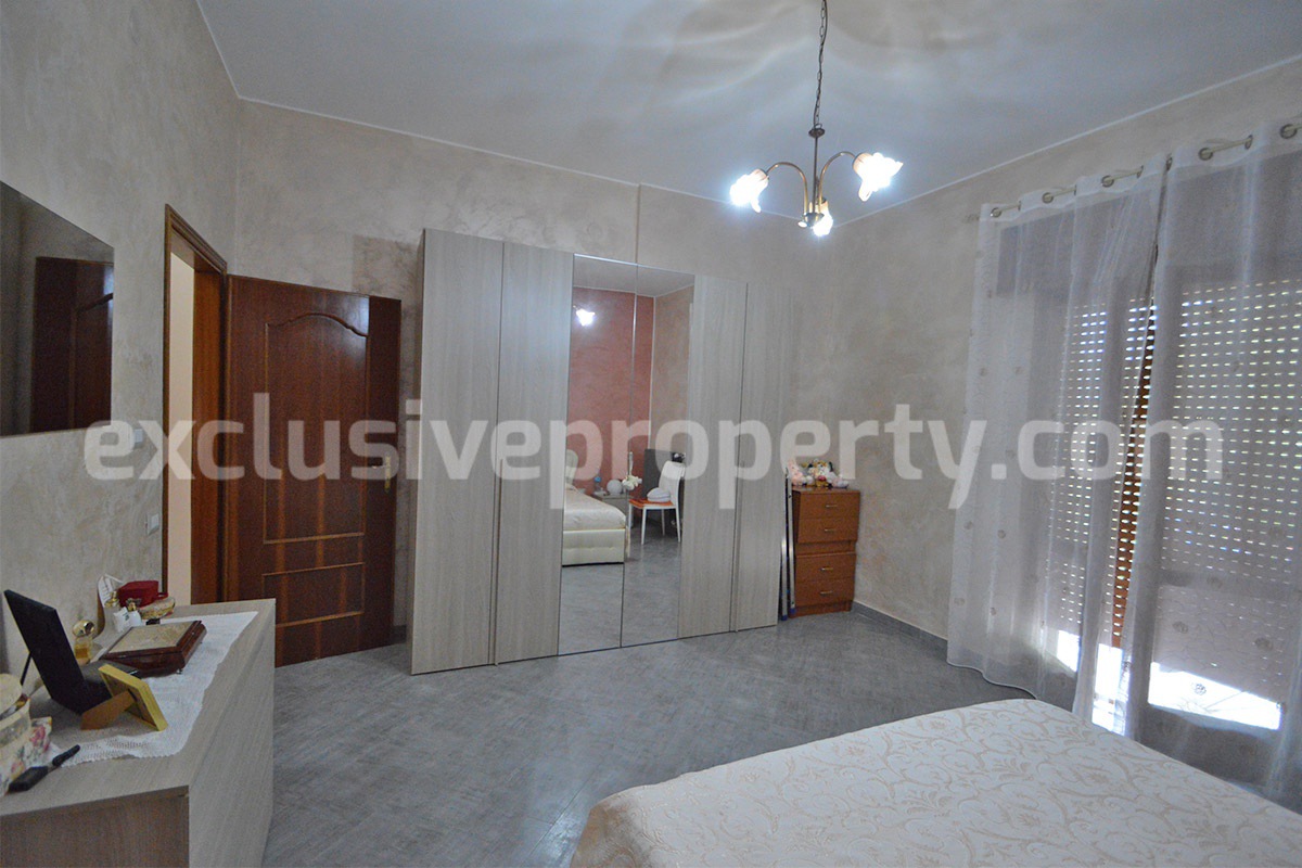 Spacious detached house with two apartments - land and solar panels for sale in Baranello - Molise - Italy