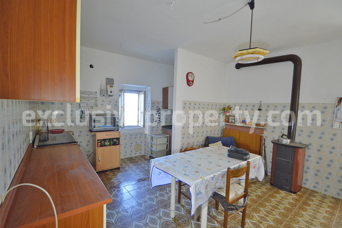Charming Townhouse with Panoramic Sea-View Terrace in Montemitro - Molise - Italy