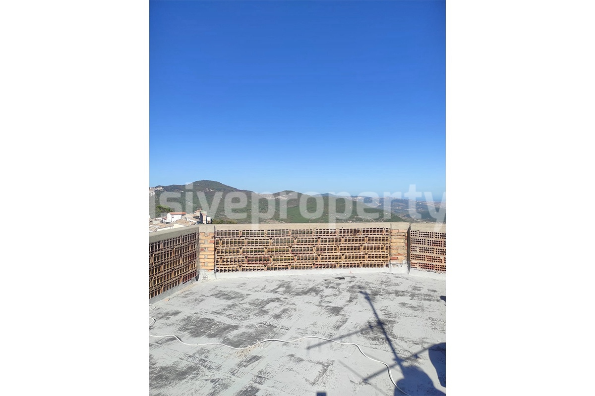 Charming Townhouse with Panoramic Sea-View Terrace in Montemitro - Molise - Italy