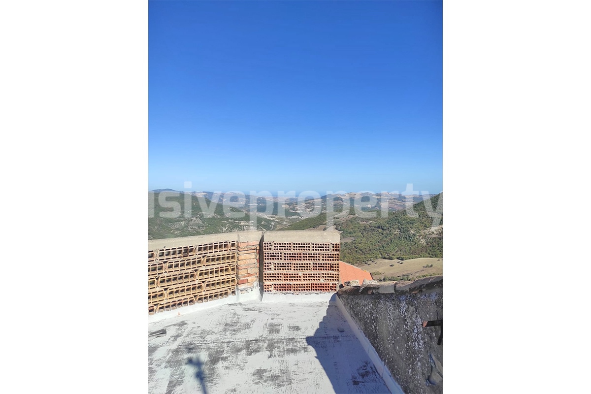 Charming Townhouse with Panoramic Sea-View Terrace in Montemitro - Molise - Italy