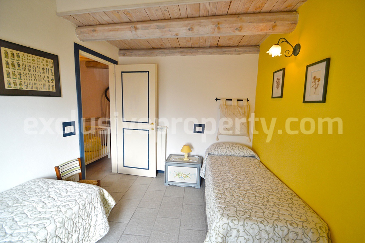4-Bedroom Renovated Home with Garden - Panoramic Views for Sale in Molise - Italy - Move-In Ready