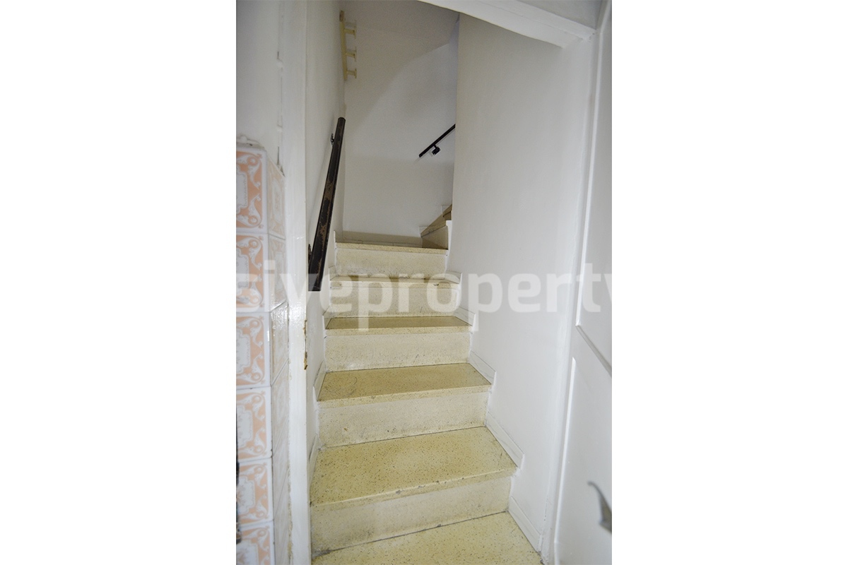 Furnished Townhouse for Sale in Mafalda in Molise with Sea and Mountain Views