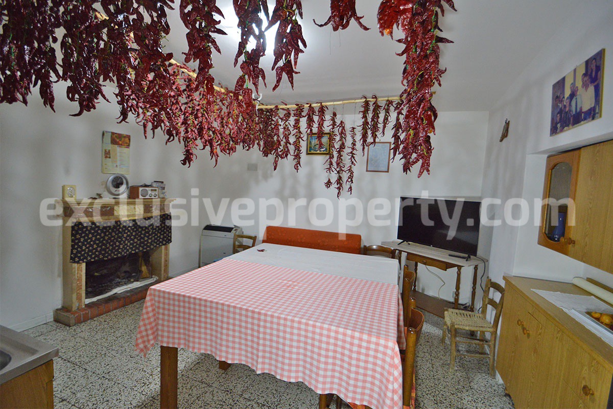 Furnished Townhouse for Sale in Mafalda in Molise with Sea and Mountain Views