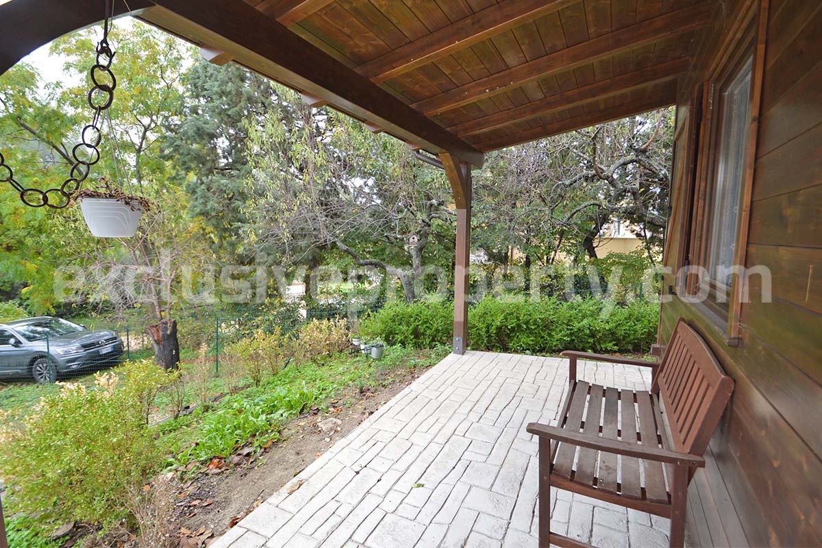 Peaceful Country Oasis for Sale near Mafalda - Molise with Olive Grove - Stone House and Wooden Building